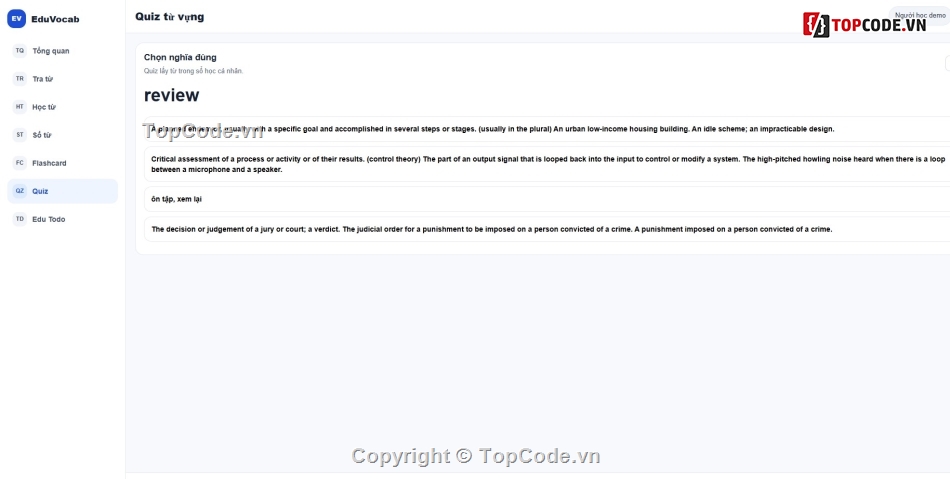 code web,code học,tra cứu từ vựng